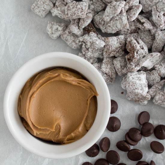 Dark Choco Cookie Butter Puppy Chow - Recipe photo by alwayseatdessert