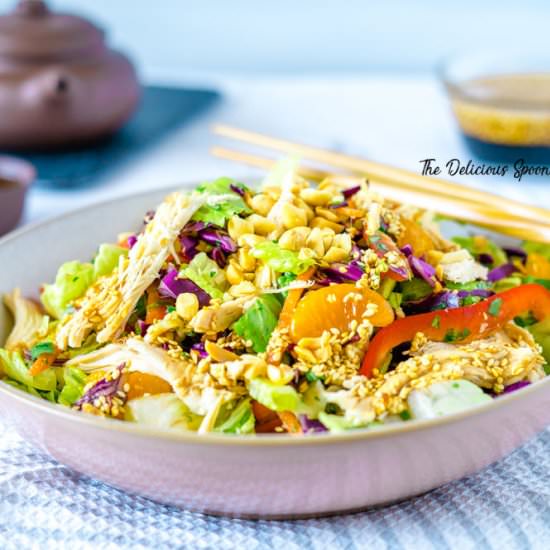 Crunchy Chinese Chicken Salad - Recipe photo by TheDeliciousSpoon