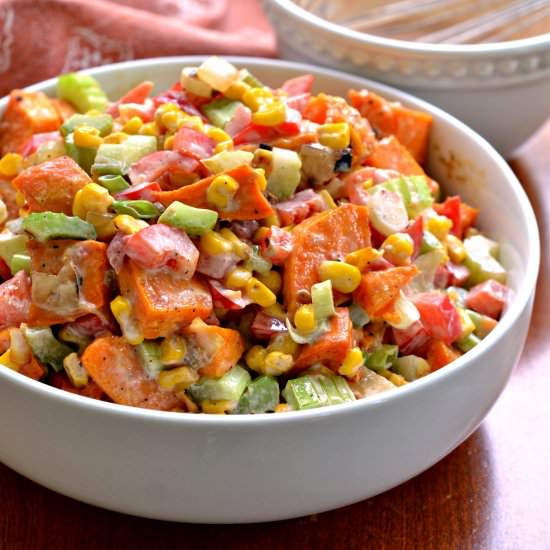 Sweet Potato Salad - Recipe photo by Small Town Woman