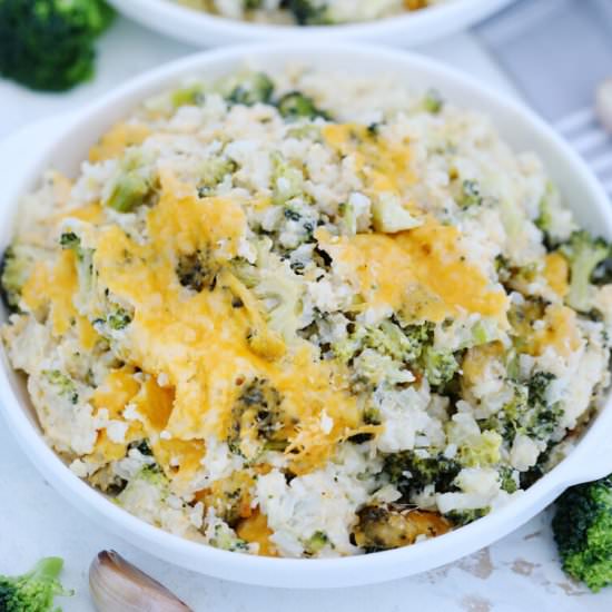 Broccoli Rice Casserole - Recipe photo by peasandpeonies