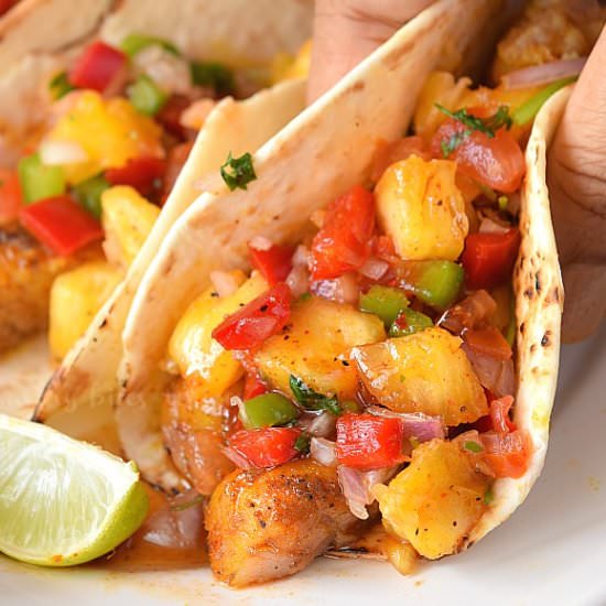 Fish Taco Recipe - Recipe photo by Savory Bites