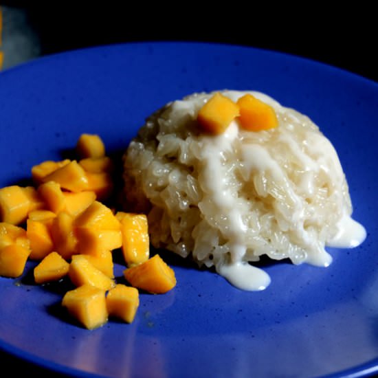 Thai mango sticky rice - Recipe photo by greenbowl2soul