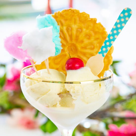 Pineapple Ice Cream - Recipe photo by House of Elyn Ryn