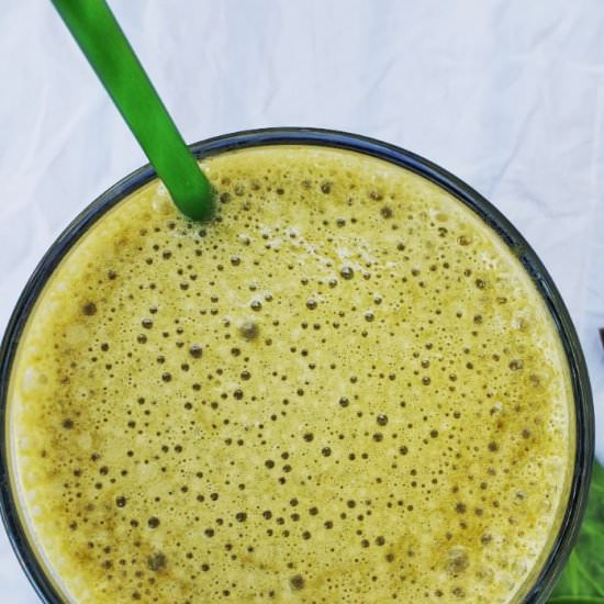 Spinach Coffee Smoothie - Recipe photo by Thebhukkadbawarchi