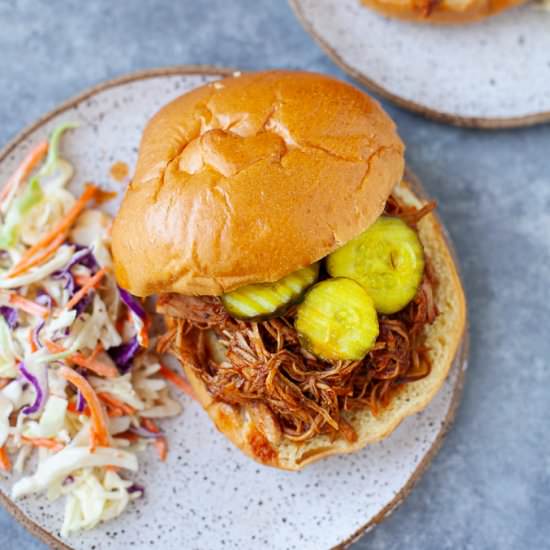 Easy Instant Pot BBQ Chicken - Recipe photo by karalydonRD