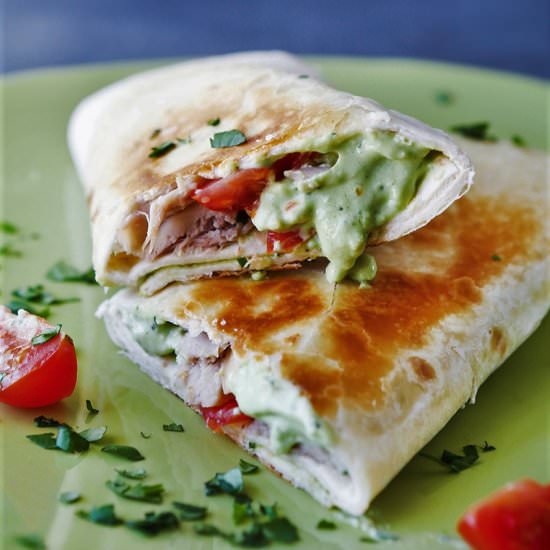 Avocado Chicken Ranch Wrap - Recipe photo by pipandebby