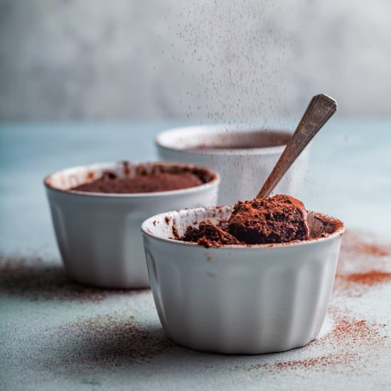 Vegan Buckwheat Chocolate Mugcake - Recipe photo by olive_and_mango