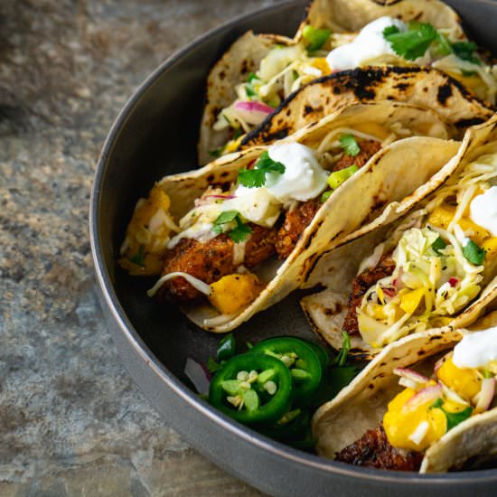 Easy Fish Tacos - Recipe photo by sipandspice