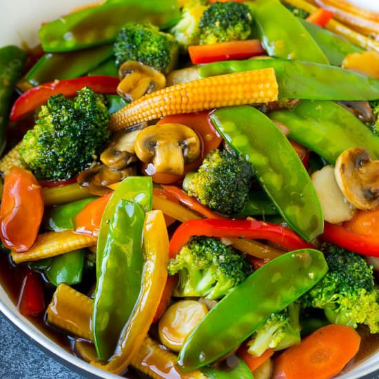 Vegetable Stir Fry - Recipe photo by dinneratthezoo