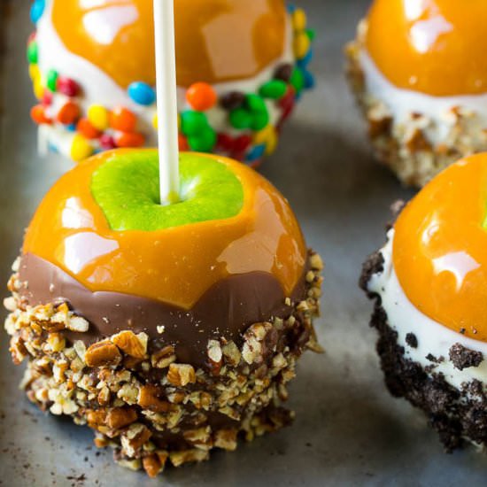 Caramel Apples - Recipe photo by dinneratthezoo