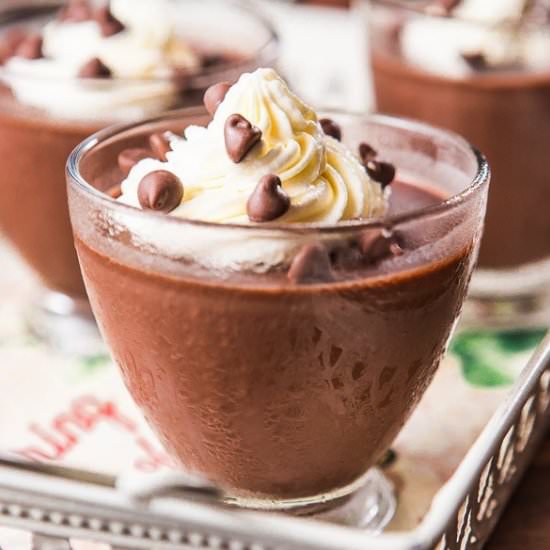 Silky Milky Chocolate Pudding - Recipe photo by muchbutter