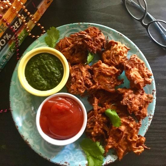 Onion Pakoras (Vegan/Gluten Free) - Recipe photo by CurryandVanilla
