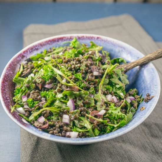 Secretly Amazing Lentil Salad - Recipe photo by yupitsvegan
