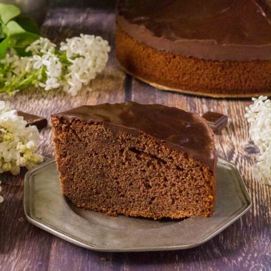 Quick and Tall Cocoa Yogurt Cake - Recipe photo by Blondie-ish at kitchen