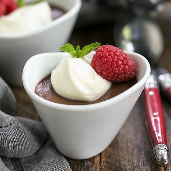 Chocolate Pots de Creme - Recipe photo by thatskinnychickcanbake