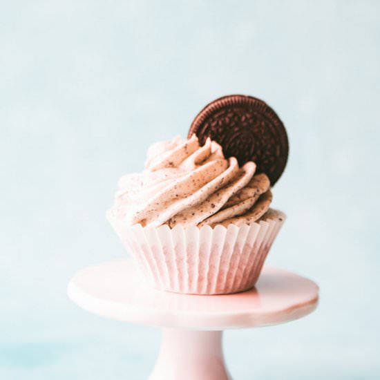 Oreo Cupcakes With Oreo Buttercream - Recipe photo by amytreasurefood