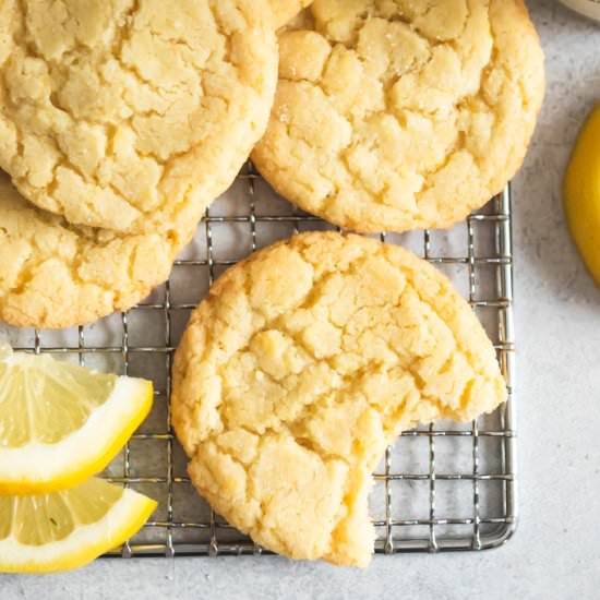 Small Batch Lemon Sugar Cookies - Recipe photo by lemons and zest