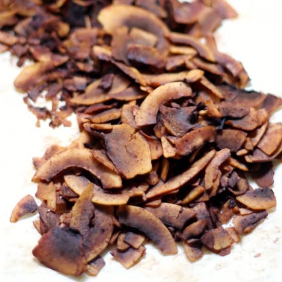 How To Make Vegan Coconut Bacon - Recipe photo by strengthandsunshine