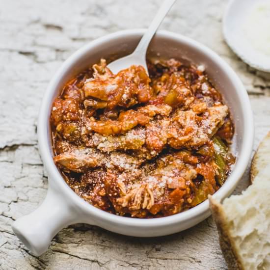 Smokey Pulled Chicken - Recipe photo by WholesomeCook