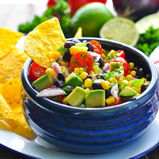 Black Bean and Corn Salad - Recipe photo by The Seasoned Mom