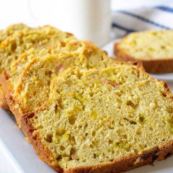 Rhubarb Bread - Recipe photo by BeyondtheCoop