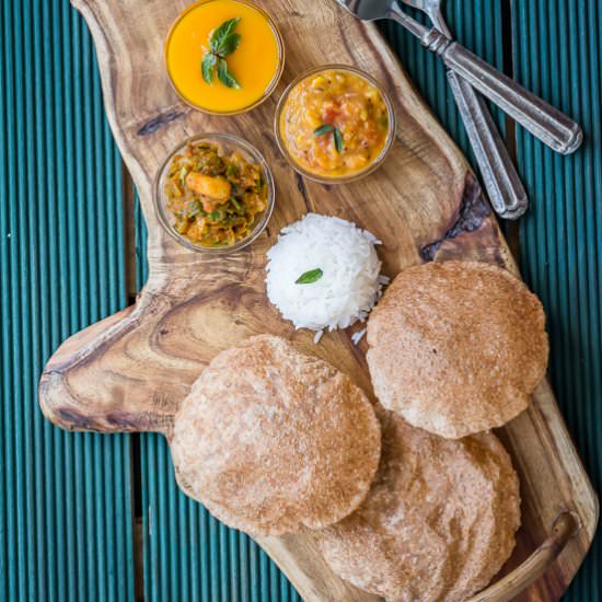 Sunday Brunch Thali Menu - Recipe photo by MasalaKorb