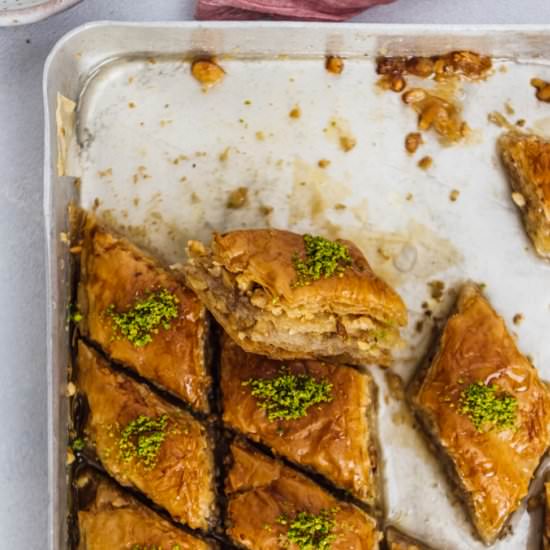 Easy Turkish Baklava Recipe - Recipe photo by giverecipe