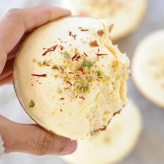 Saffron & Pistachio Kulfi Icecream - Recipe photo by Indian Ambrosia