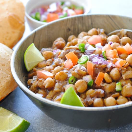 Chana Masala (Chickpea Curry) - Recipe photo by Indian Ambrosia