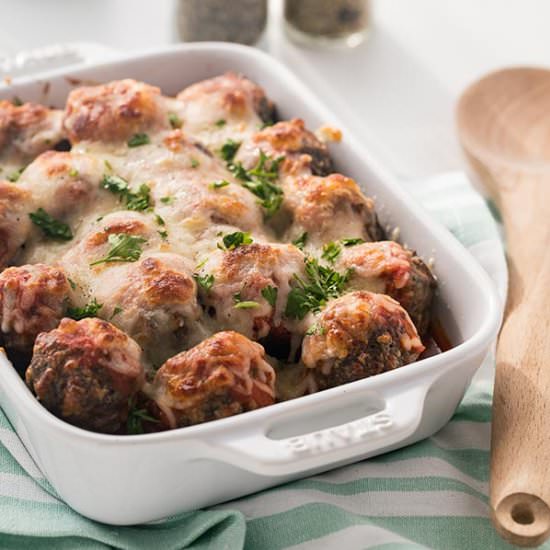 Easy Keto Meatballs - Recipe photo by MakeAheadMealMom