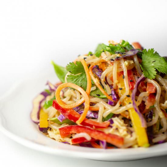 Keto Thai Noodle Salad - Recipe photo by HomeSweetJones