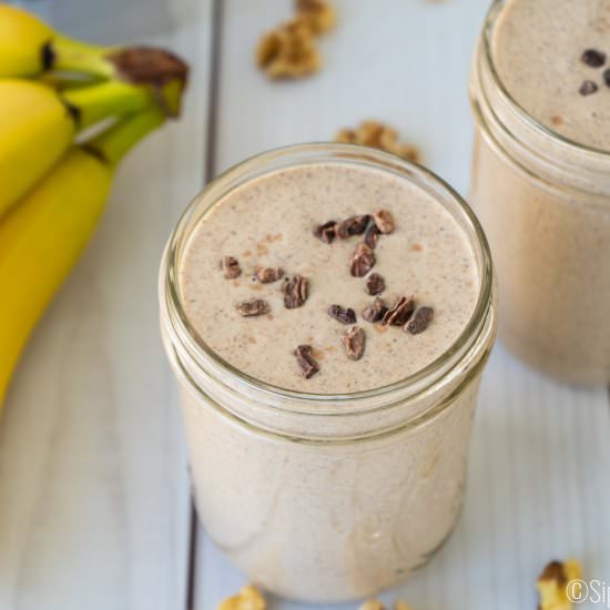 Vegan Chunky Monkey Smoothie - Recipe photo by sipandspice