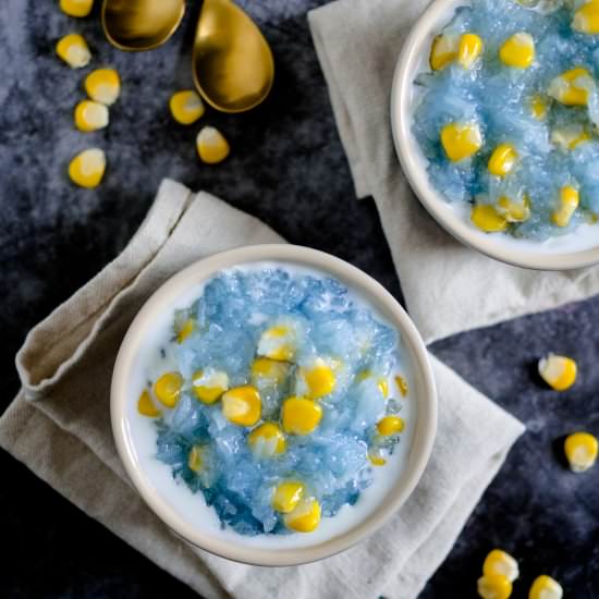Thai Sticky Rice Pudding with Corn - Recipe photo by cookingwithnart