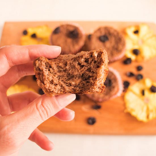 Gluten free flour-less muffins - Recipe photo by holisticmilky