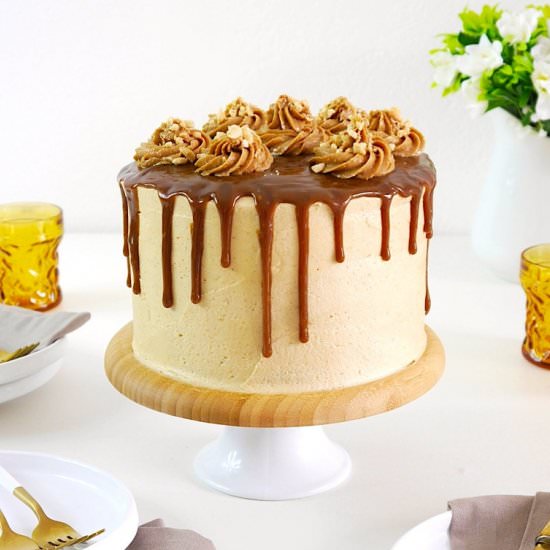 Peanut Butter Celebration Cake - Recipe photo by BirdsParty
