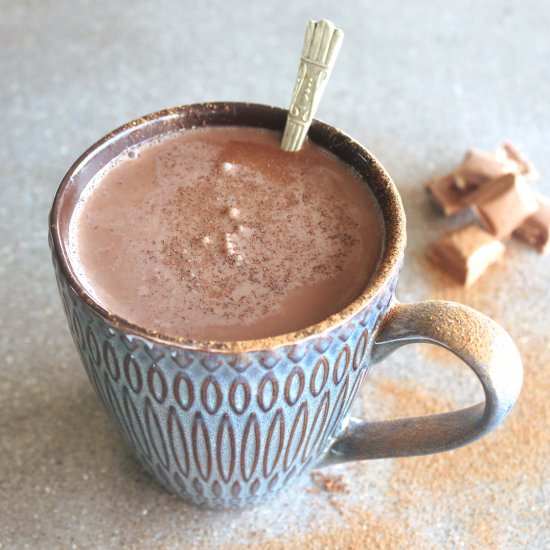 THE BEST Dairy Free Hot Chocolate - Recipe photo by berry sweet life