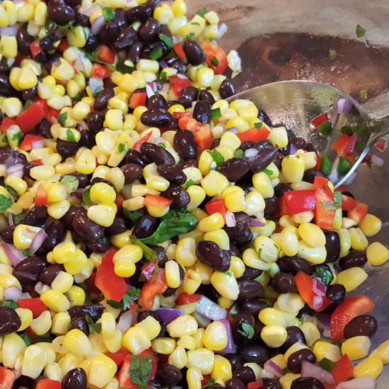 Black Bean & Corn Salad - Recipe photo by simply sundays