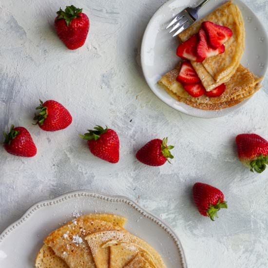 Vegan Crepes - Recipe photo by champagne-tastes