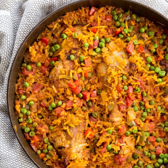 Golden Beet Arroz con Pollo - Recipe photo by Inspiralized