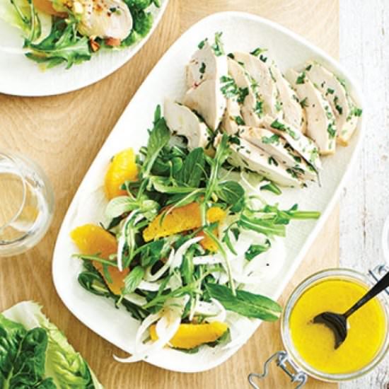 Poached chicken breast salad - Recipe photo by wselectors