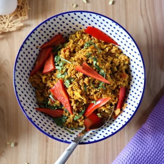 Anda Bhurji – Indian Egg Scrambled - Recipe photo by Tasted Recipes