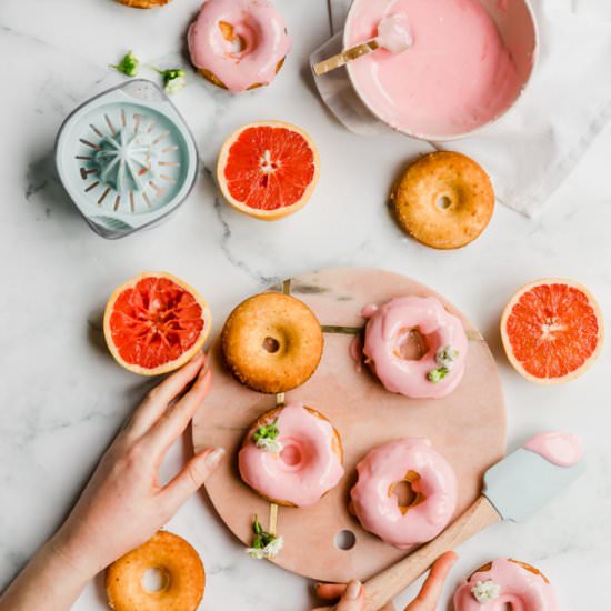 Zesty Grapefruit Baked Donuts - Recipe photo by baking-ginger