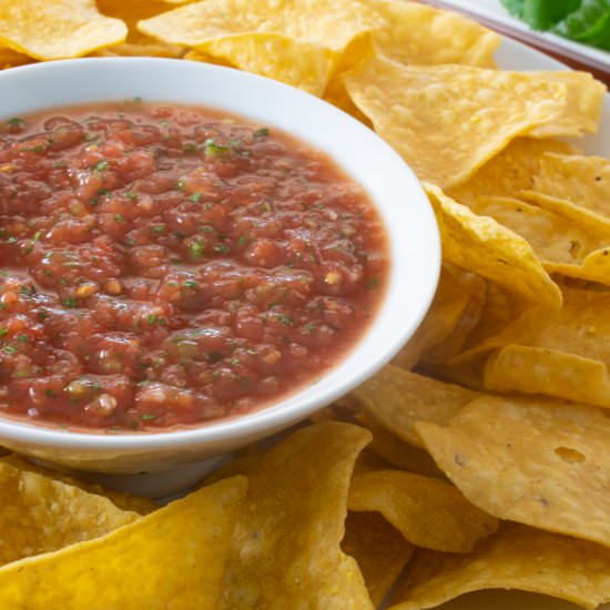 Restaurant Style Salsa - Recipe photo by For the Love of Cooking