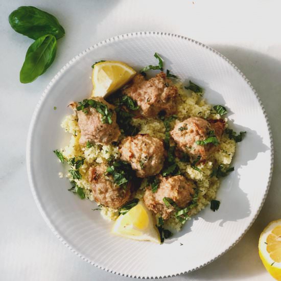 30 Minute Herbed Turkey Meatballs - Recipe photo by herlongwayhome