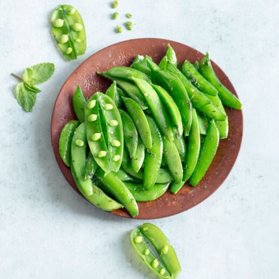 Sauteed Sugar Snap Peas Recipe - Recipe photo by healingtomato