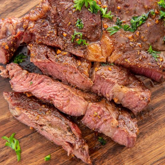 How to Grill Ribeye Steak - Recipe photo by garnishedplate