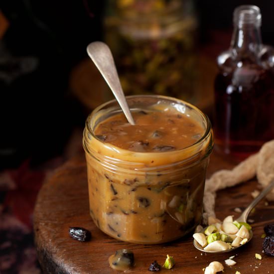 Rum & Raisin Caramel Sauce - Recipe photo by littlesugarsnaps