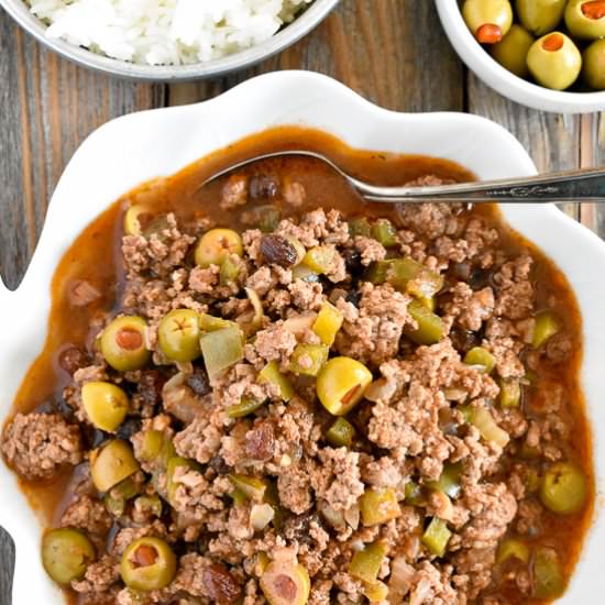 Cuban Picadillo - Recipe photo by casablancacooks