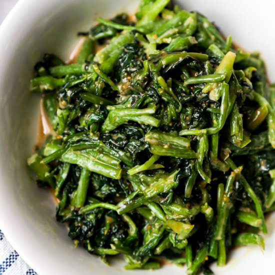 Japanese Watercress Salad - Recipe photo by misspickledplum