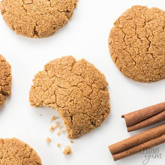 gluten-free ginger snaps - Recipe photo by wholesomeyum